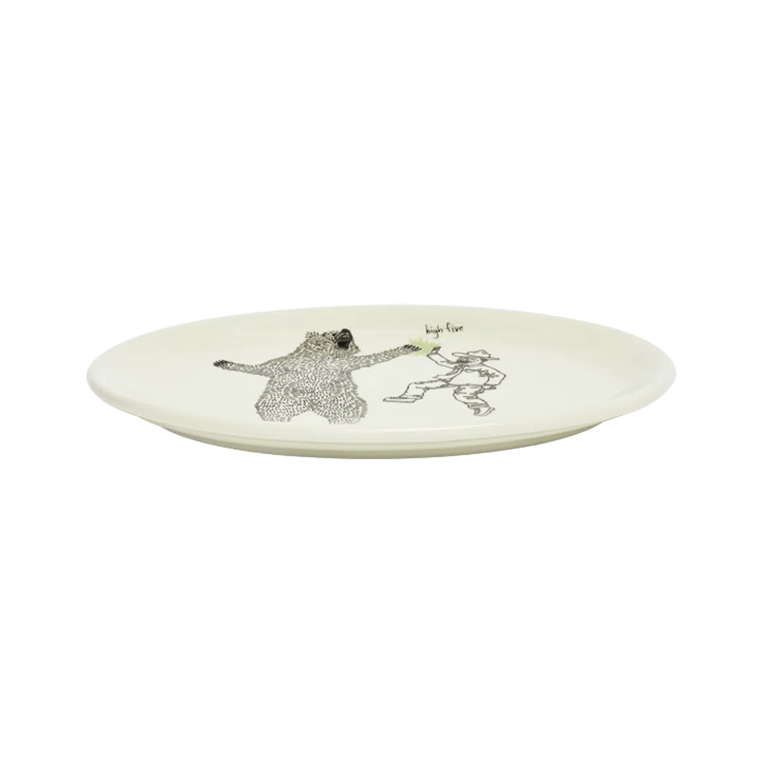 TEDDY ROOSEVELT - TEDDY & BEAR PLATE (8")