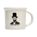 Honest Abe Mug ceramic drinkware, with a clean, polished finish and distinctive shape or artwork; a comfortable everyday choice for coffee, tea, cocoa, or desk-side sipping. Primary product view highlights the overall design and proportions.