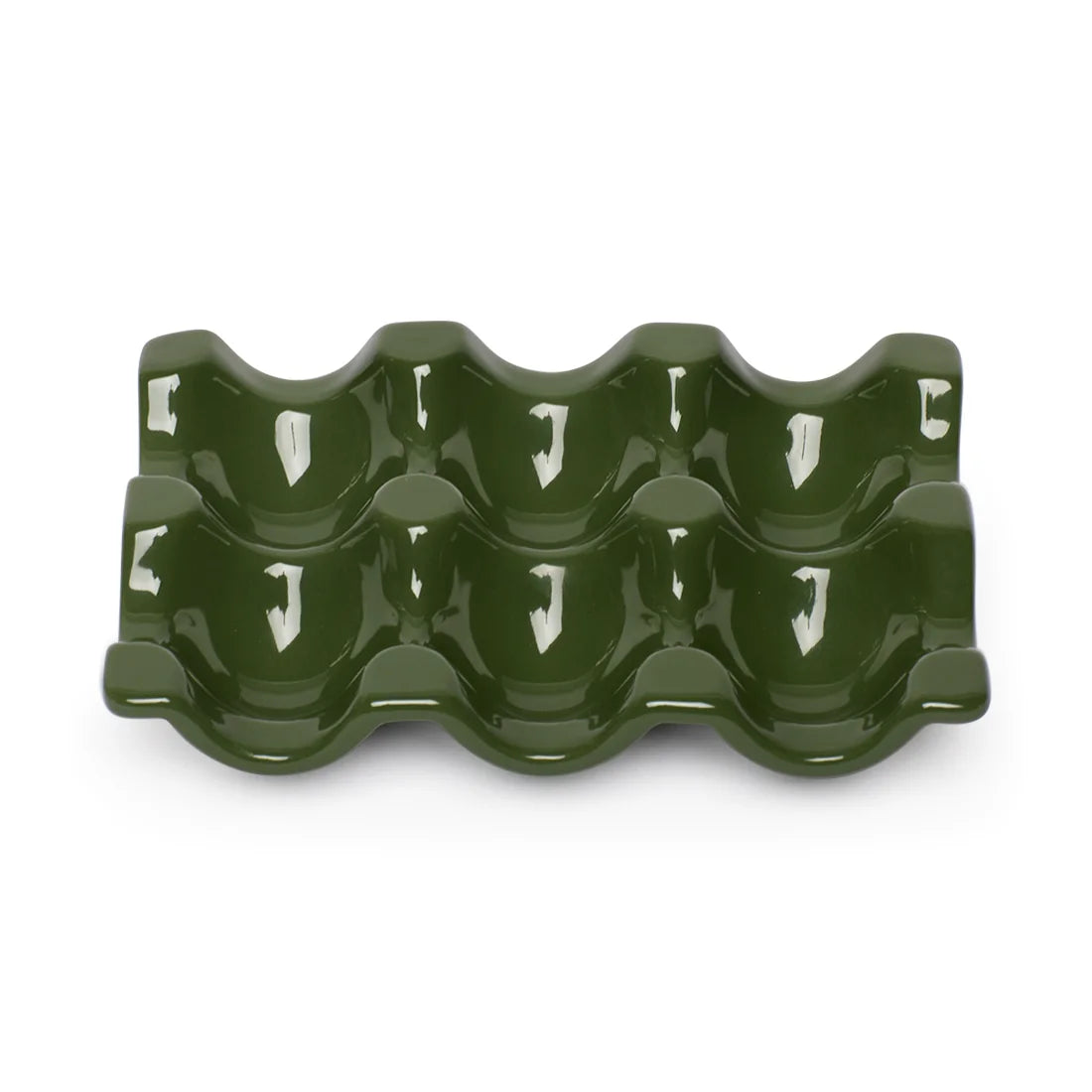 FARMERS MARKET - EGG TRAY - GREEN (6.7"x4.9")