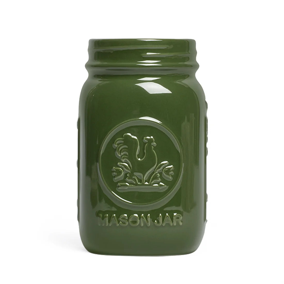 FARMERS MARKET - MASON JAR - GREEN (15.6OZ)