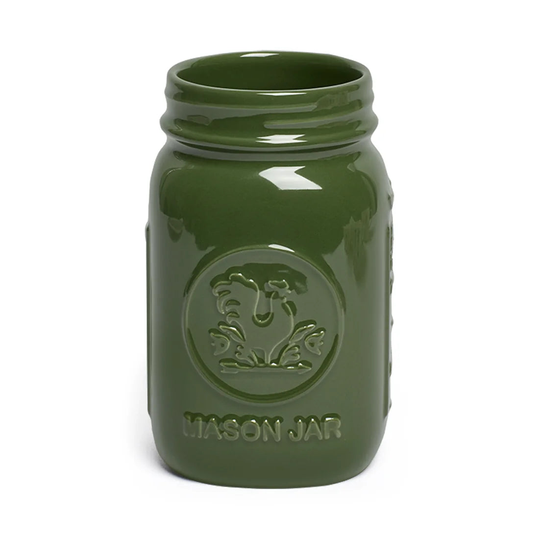 FARMERS MARKET - MASON JAR - GREEN (15.6OZ)
