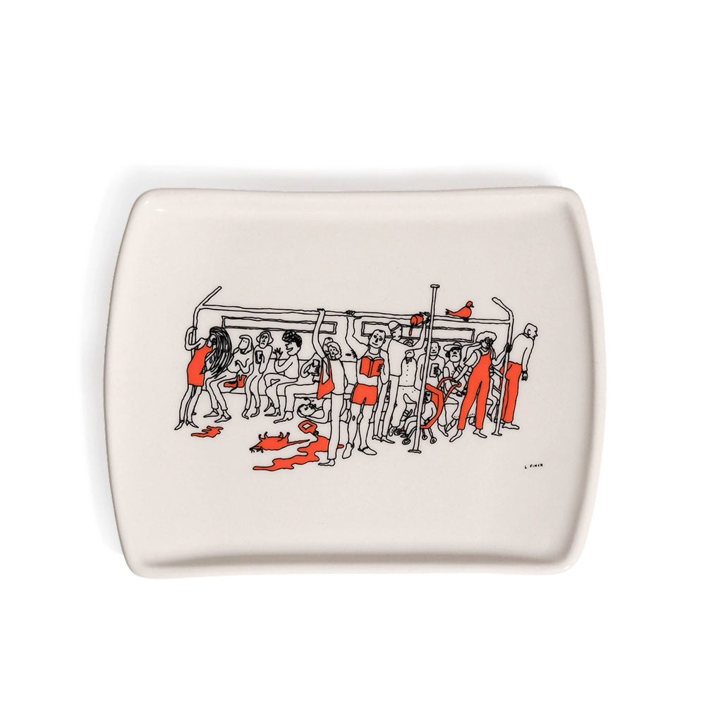 LIANA FINCK - SUBWAY RIDE TRAY (8