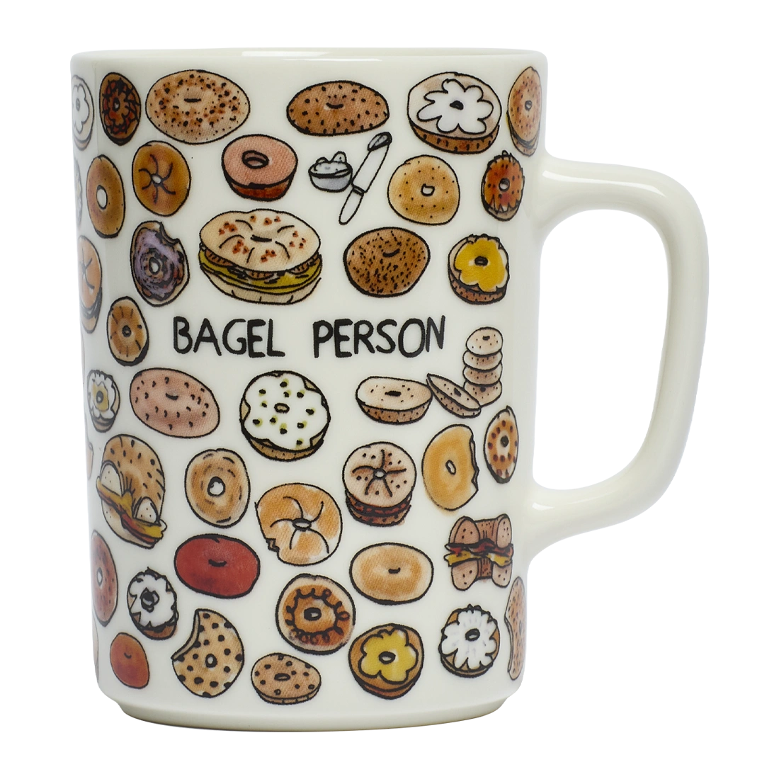 BEN LENOVITZ - BAGEL PERSON MUG (10OZ)