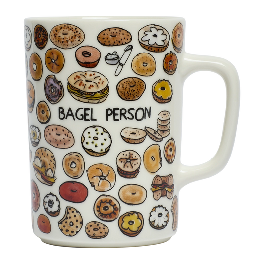 BEN LENOVITZ - BAGEL PERSON MUG (10OZ)