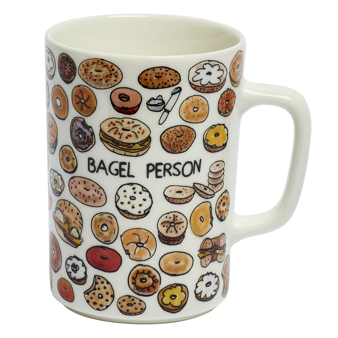 BEN LENOVITZ - BAGEL PERSON MUG (10OZ)