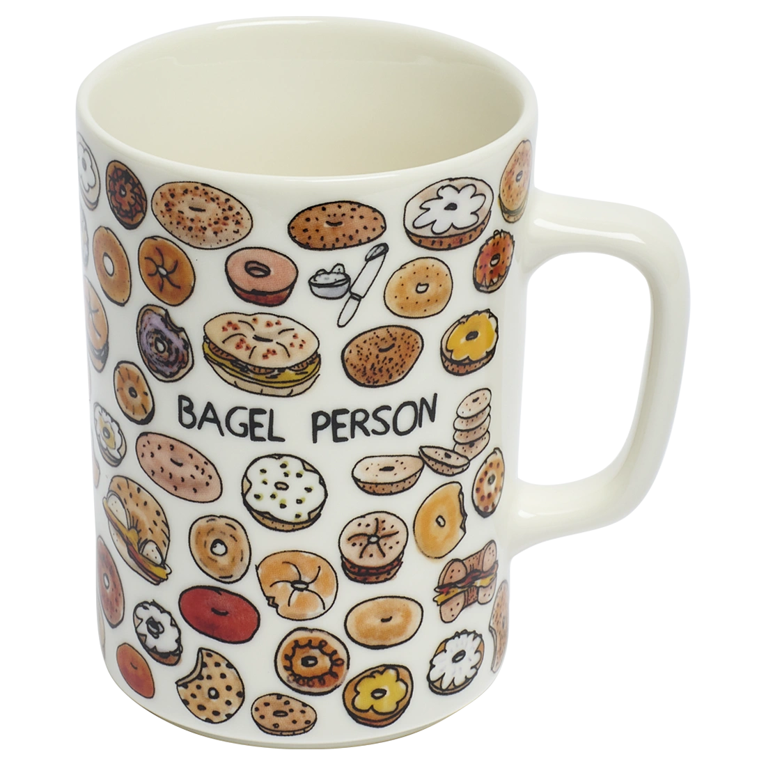 BEN LENOVITZ - BAGEL PERSON MUG (10OZ)