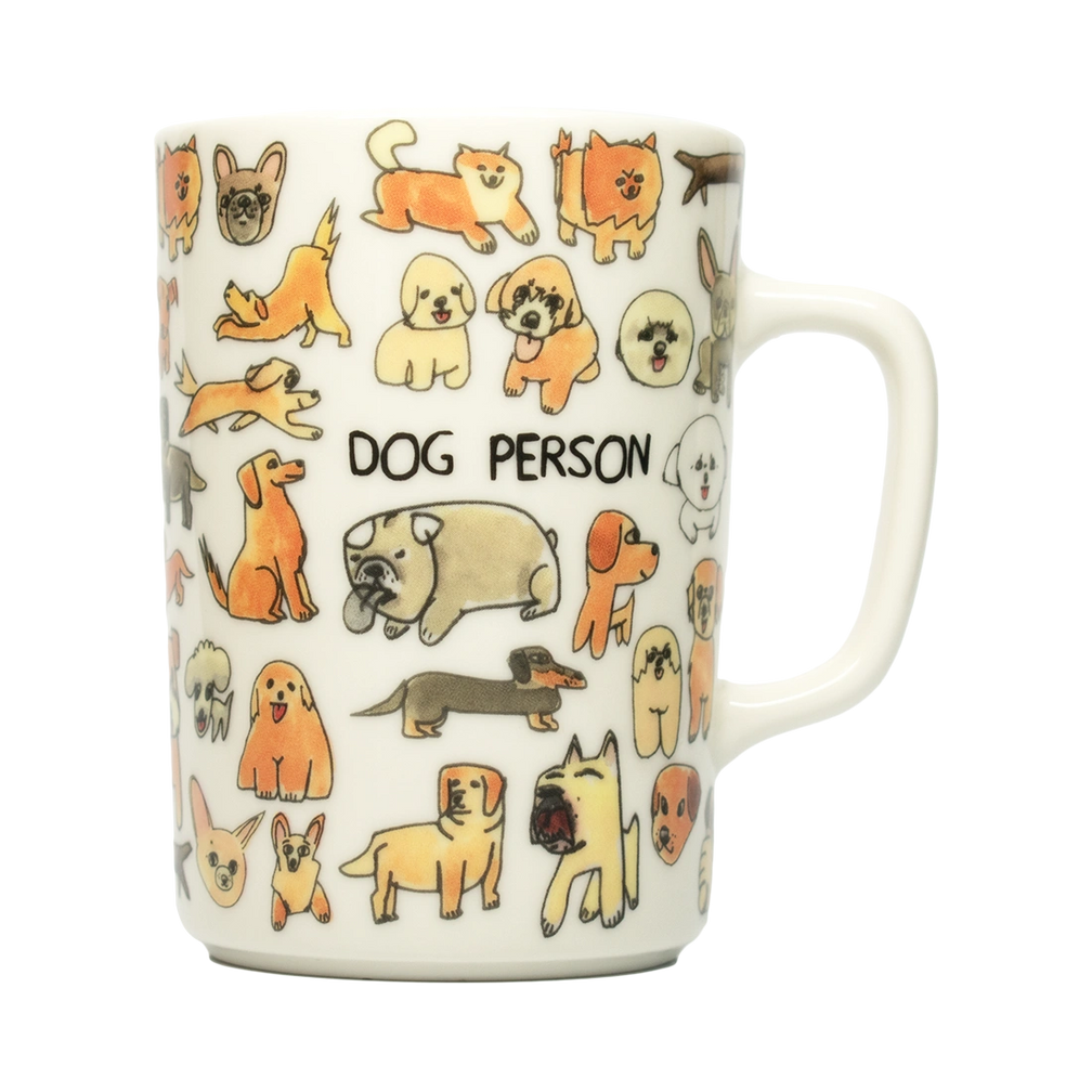 犬雑貨・オーナーズグッズ mog BEN LENOVITZ - DOG PERSON MUG (10OZ) – Fishs Eddy