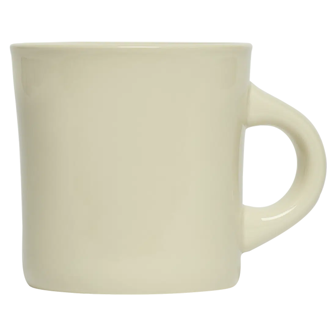Fishs Eddy Large White Diner Mug, 13 oz Diner Whites