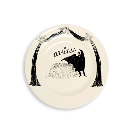 EDWARD GOREY - DRACULAR PLATE (10.25")