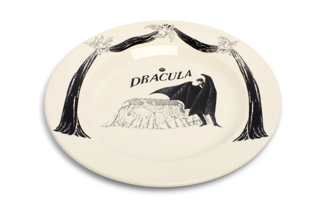 EDWARD GOREY - DRACULAR PLATE (10.25")