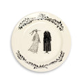 EDWARD GOREY - SKELETON LOVERS PLATE (8.25")