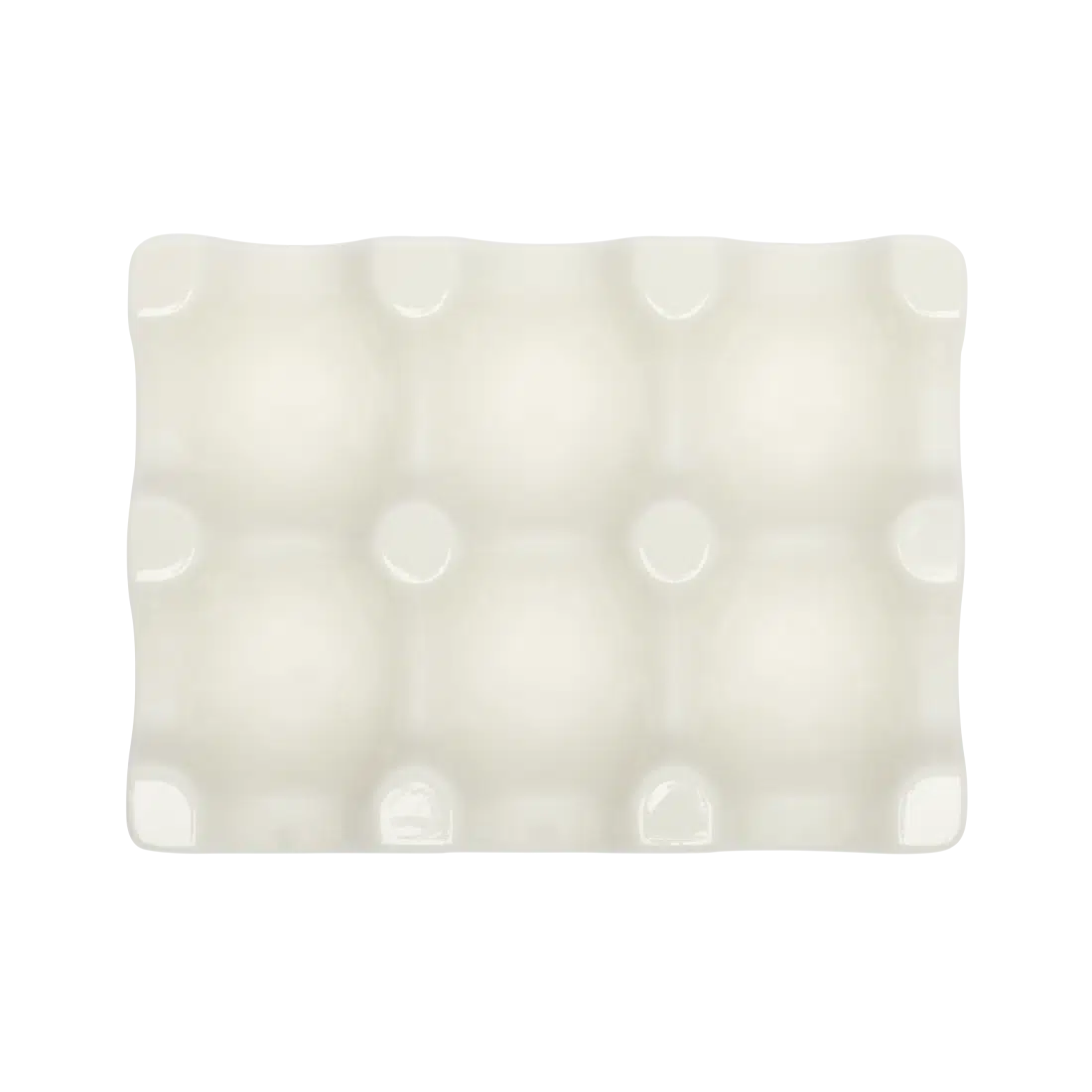 FARMERS MARKET - 6 EGG TRAY - WHITE (6EA)
