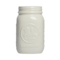 FARMERS MARKET - STANDARD MASON JAR - WHITE (16OZ)