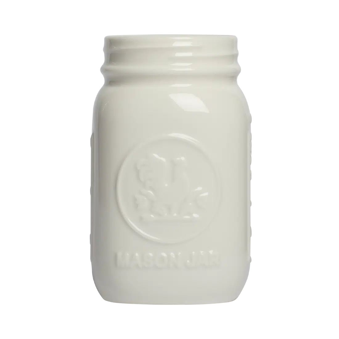 FARMERS MARKET - STANDARD MASON JAR - WHITE (16OZ)