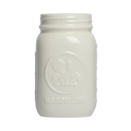 FARMERS MARKET - STANDARD MASON JAR - WHITE (16OZ)