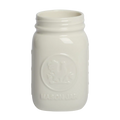 FARMERS MARKET - STANDARD MASON JAR - WHITE (16OZ)