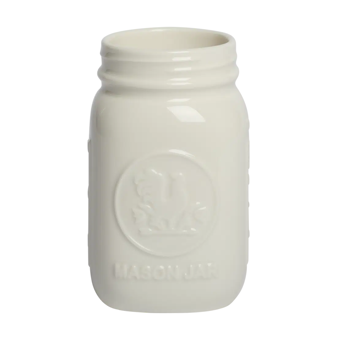 FARMERS MARKET - STANDARD MASON JAR - WHITE (16OZ)