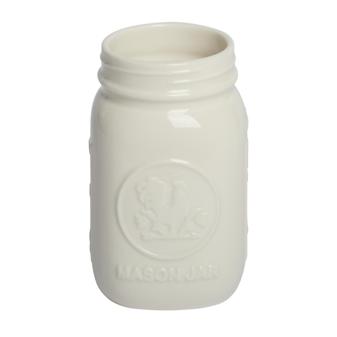 Farmers Market - Standard Mason Jar - White (16oz)