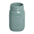 FARMERS MARKET - STANDARD MASON JAR - BLUE GREY (16OZ)