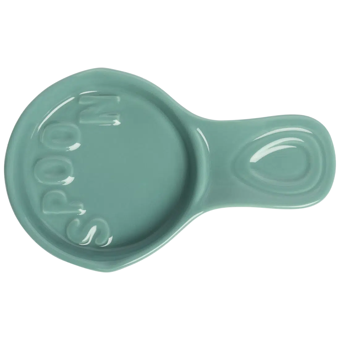 FARMERS MARKET - SPOON HOLDER - TEAL (5.5")