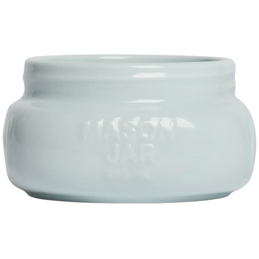 FARMERS MARKET - SHORT/WIDE MASON JAR - SKY BLUE (8OZ)