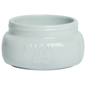 FARMERS MARKET - SHORT/WIDE MASON JAR - SKY BLUE (8OZ)