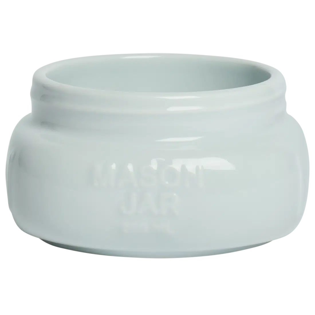 FARMERS MARKET - SHORT/WIDE MASON JAR - SKY BLUE (8OZ)