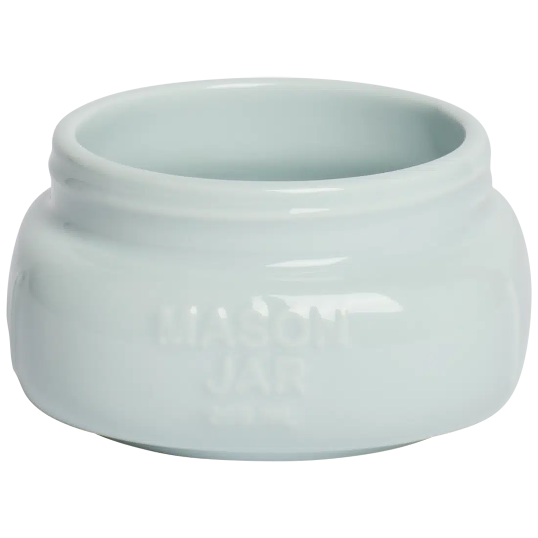 FARMERS MARKET - SHORT/WIDE MASON JAR - SKY BLUE (8OZ)