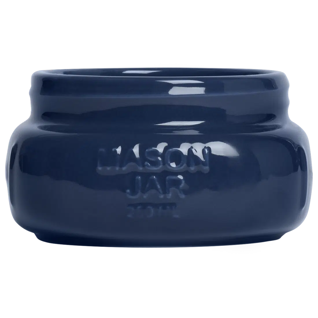 FARMERS MARKET - SHORT/WIDE MASON JAR - INDIGO (8OZ)