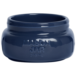 FARMERS MARKET - SHORT/WIDE MASON JAR - INDIGO (8OZ)
