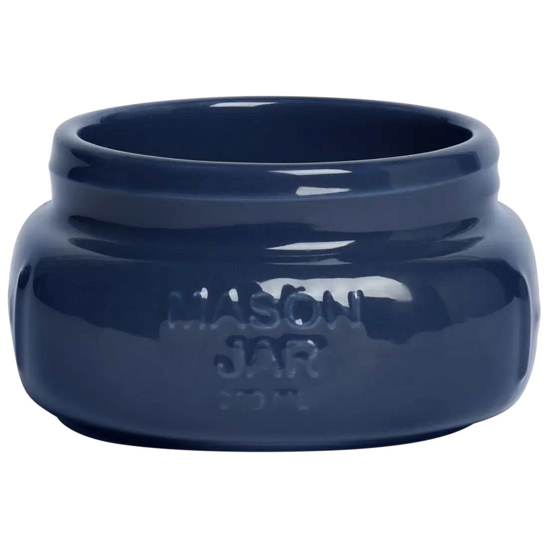 FARMERS MARKET - SHORT/WIDE MASON JAR - INDIGO (8OZ)