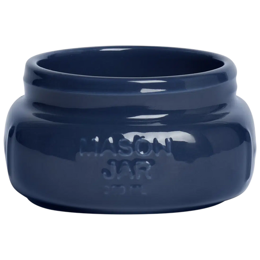 FARMERS MARKET - SHORT/WIDE MASON JAR - INDIGO (8OZ)