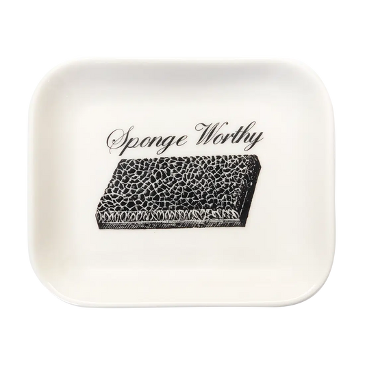 FUNNY LITTLE TRAYS - SPONGE WORTHY (5.5"x4.5")