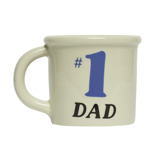 #1 DAD BLUE MUG