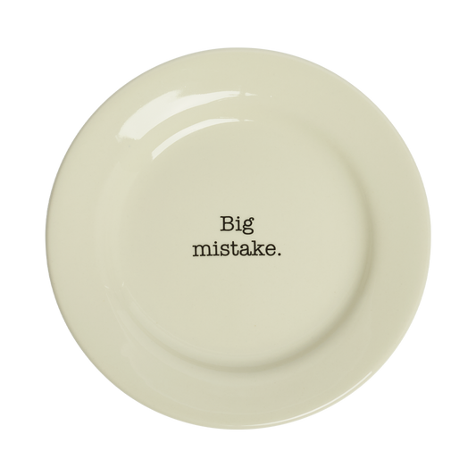 Interventionware - Big Mistake Plate (8 1/2")