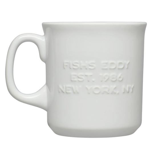 ITEM - FISHS EDDY EST 1986 MUG (16OZ)