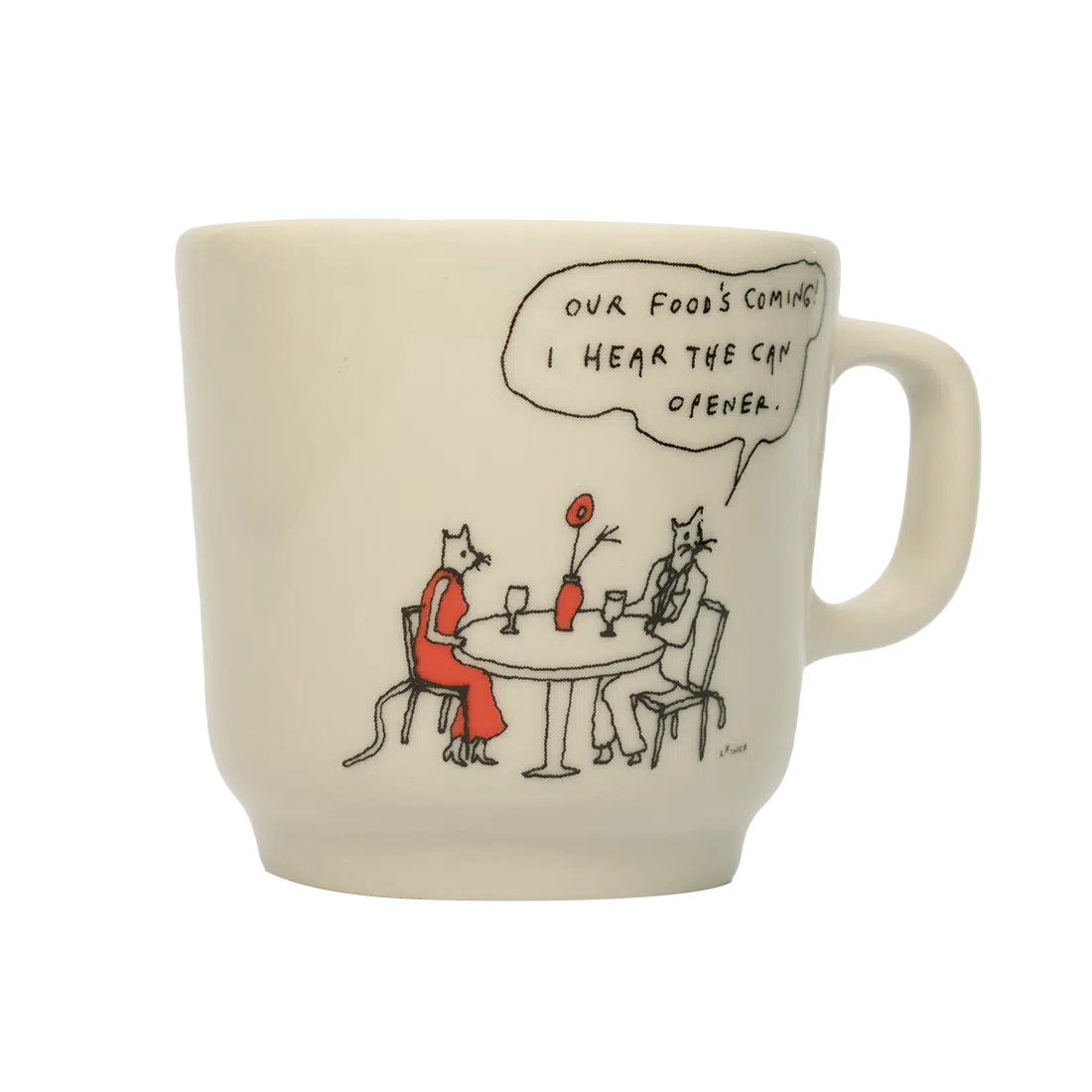 LIANA FINCK - CAN OPENER MUG (10OZ)