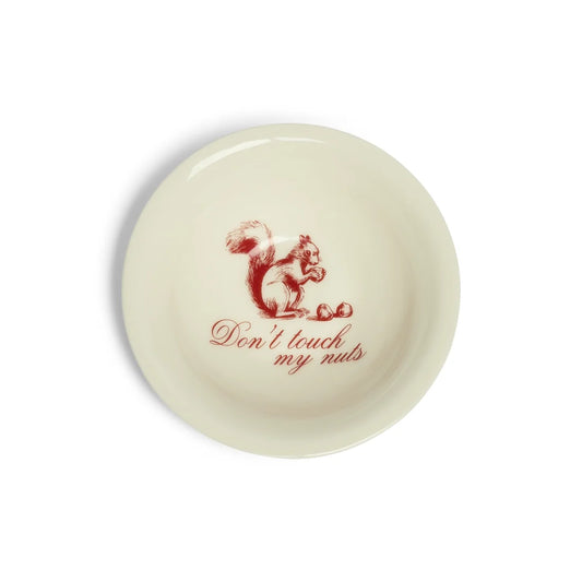 PLEASANTRIES - DON'T TOUCH MY NUTS BOWL (4.5")