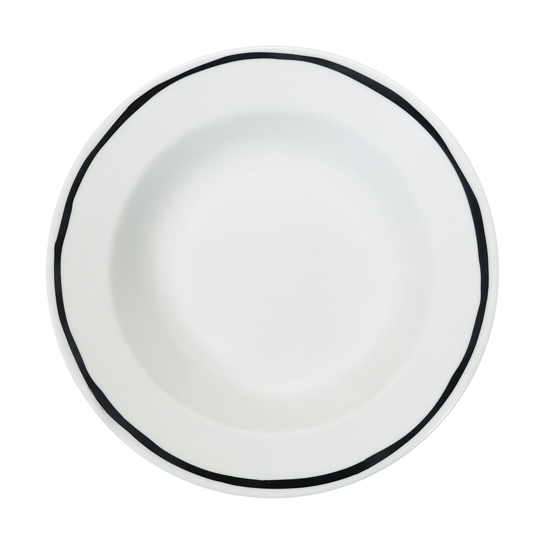 Sketched Line Black - Soup Bowl (12 3/4oz)