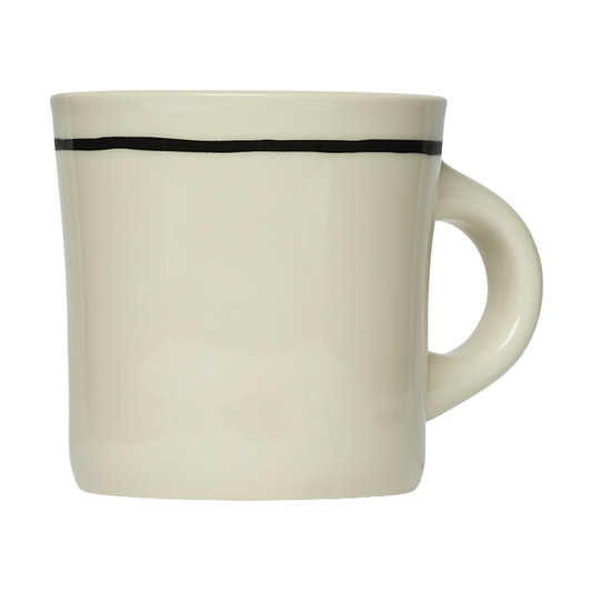 Sketched Line Black - Diner Mug (13oz)