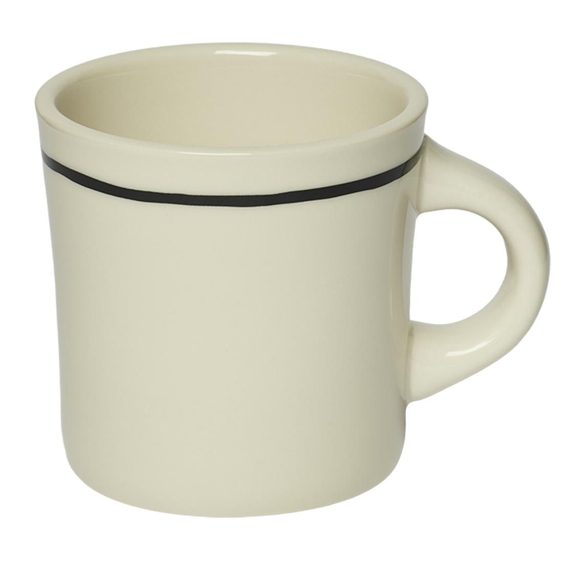 Sketched Line Black - Diner Mug (13oz)