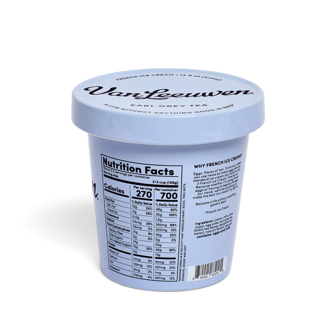 VAN LEEUWEN PINT - EARL GREY TEA