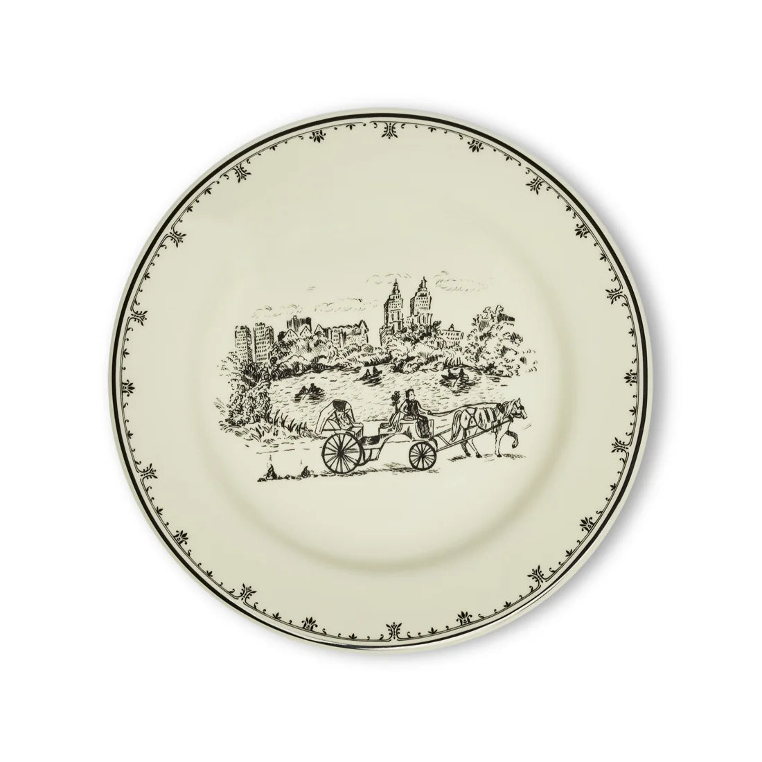 NYC TOILE - CENTRAL PARK PLATE (8.25")