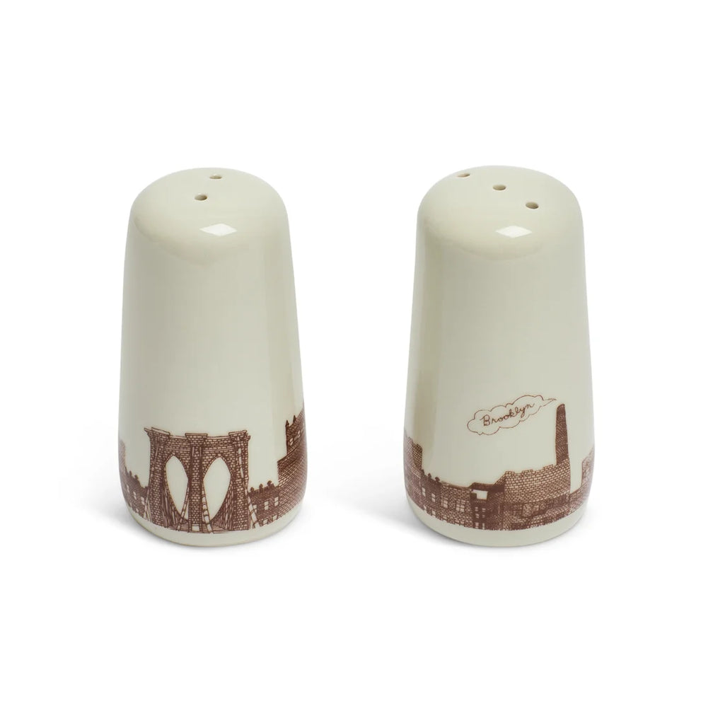 BROOKLYN - SALT & PEPPER SHAKER SET – Fishs Eddy