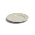 SCALLOPED WHITES - APP PLATE (7.25")