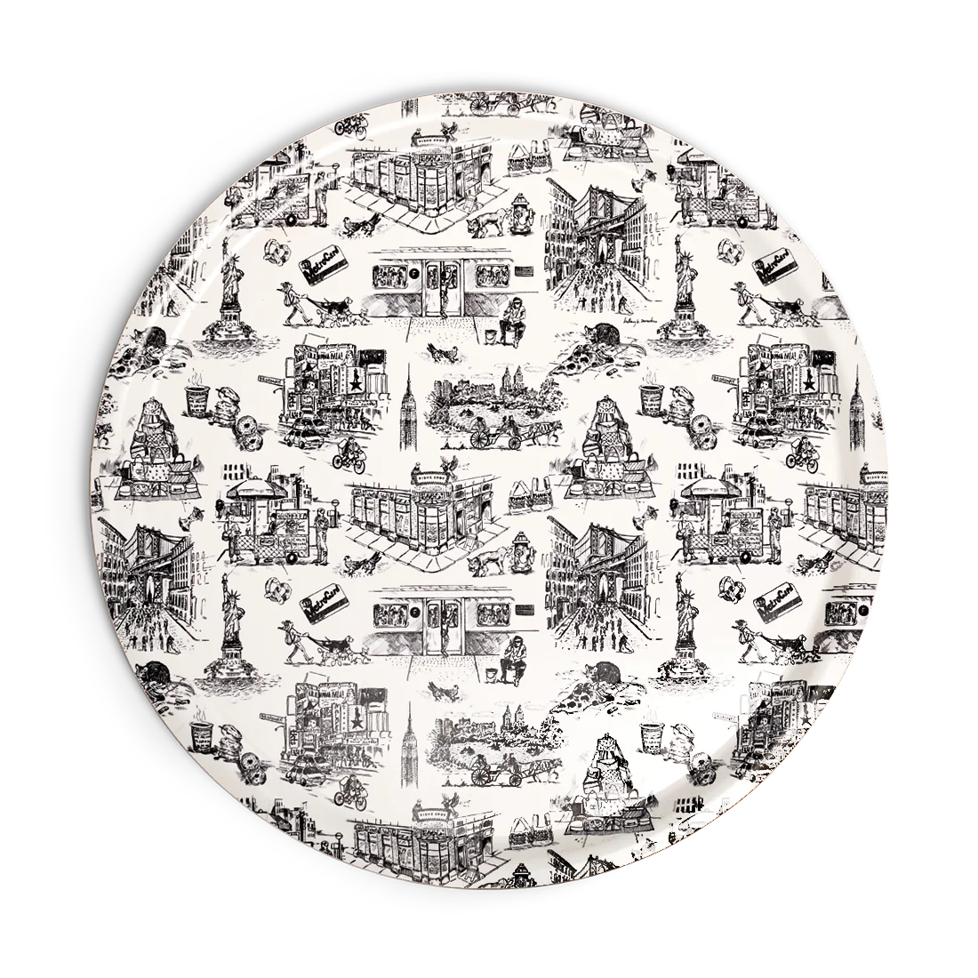 NYC TOILE - TRAY (14.5")