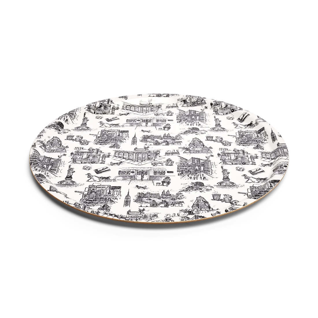NYC TOILE - TRAY (14.5")
