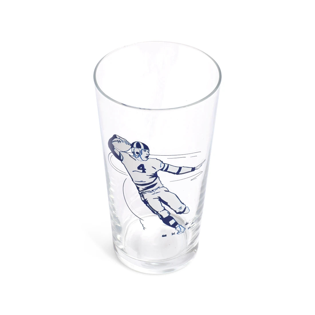 FOOTBALL PINT GLASS (19.7OZ)