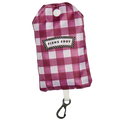 GINGHAM SHOPPER/POUCH - RED