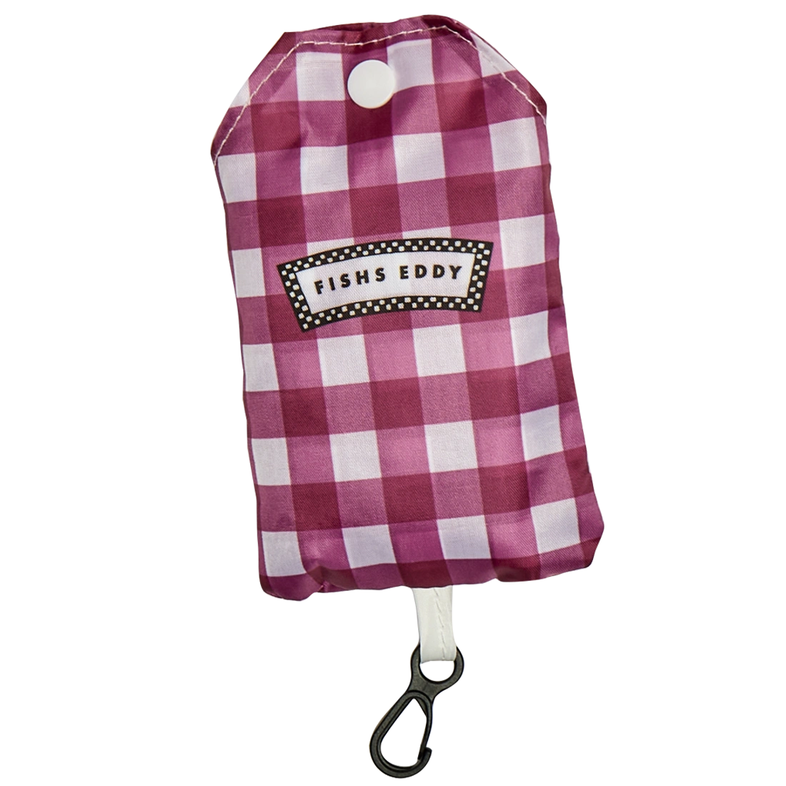 GINGHAM SHOPPER/POUCH - RED